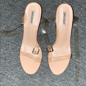 Clear heels